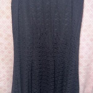 Wild Fable Textured Black Maxi Skirt